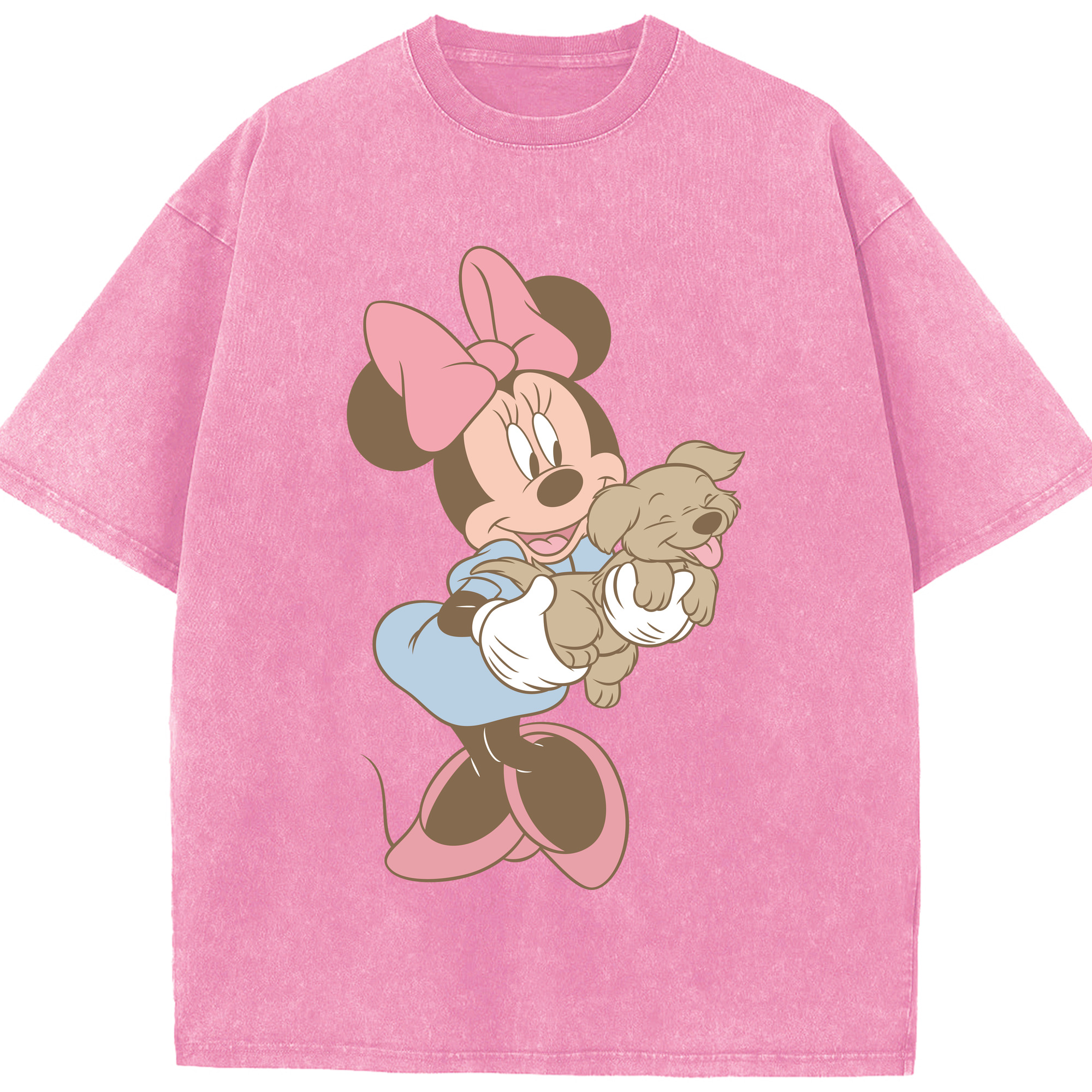 （画像用） ミッキーマウス Mickey Mouse 綿100% ヴィンテージ風 半袖Tシャツ（フロントプリント）